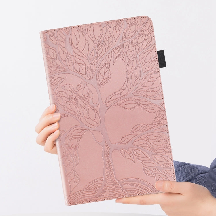 For iPad Pro 11 2024 Tree Life Series Embossed Smart Leather Tablet Case(Rose Gold) - iPad Pro 11 2024 Cases by PMC TechLife | Online Shopping South Africa | PMC TechLife | Buy Now Pay Later Mobicred