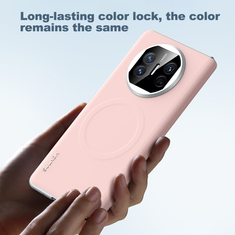 For Huawei Mate X5 SULADA Skin Feel Liquid Leather Shockproof Phone Case(White) - free shipping - PMC TechLife - Order now!