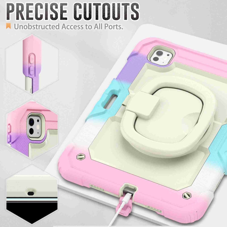 For iPad Pro 11 2024 Handle Silicone Hydric PC Tablet Case with Shoulder Strap(Camouflage Pink) - iPad Pro 11 2024 Cases by PMC TechLife | Online Shopping South Africa | PMC TechLife | Buy Now Pay Later Mobicred