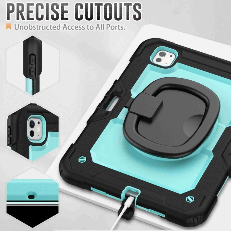 For iPad Pro 11 2024 Handle Silicone Hydric PC Tablet Case with Shoulder Strap(Light Blue PC) - iPad Pro 11 2024 Cases by PMC TechLife | Online Shopping South Africa | PMC TechLife | Buy Now Pay Later Mobicred