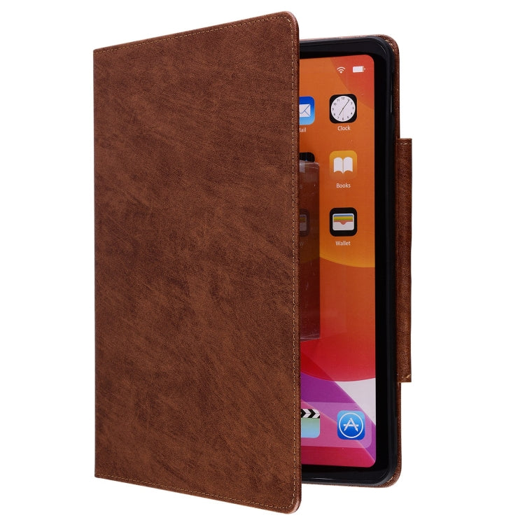For iPad Air 11 2025 / 2024 / Air 5 / Air 4 Cat Buckle Leather Smart Tablet Case(Brown) - iPad Air 11 2025 / 2024 Cases by PMC TechLife | Online Shopping South Africa | PMC TechLife | Buy Now Pay Later Mobicred
