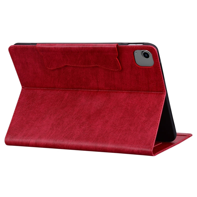 For iPad Air 11 2025 / 2024 / Air 5 / Air 4 Cat Buckle Leather Smart Tablet Case(Red) - free shipping - PMC TechLife - Order now!