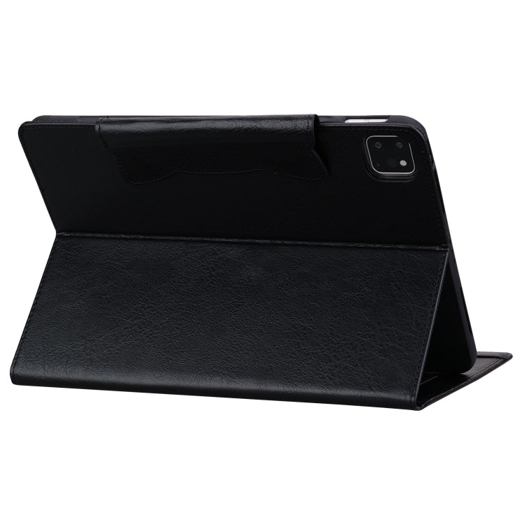 For iPad Pro 13 2024 Cat Buckle Leather Smart Tablet Case(Black) - iPad Pro 13 2024 Cases by PMC TechLife | Online Shopping South Africa | PMC TechLife | Buy Now Pay Later Mobicred