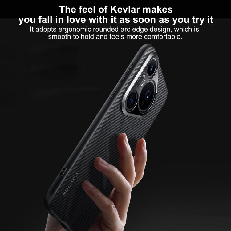 For Huawei Pura 70 Ultra SULADA 600D Kevlar Texture PC Shockproof Phone Case(Blue) - free shipping - PMC Jewellery - Order now!