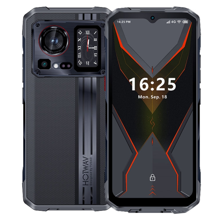 HOTWAV Cyber 15, 12GB+256GB, IP68/IP69K Rugged Phone, 6280mAh, 6.6 inch Android 13 MediaTek MT6789 Helio G99 Octa Core, Network: 4G, NFC, OTG(Knight Black) - free shipping - PMC TechLife - Order now!