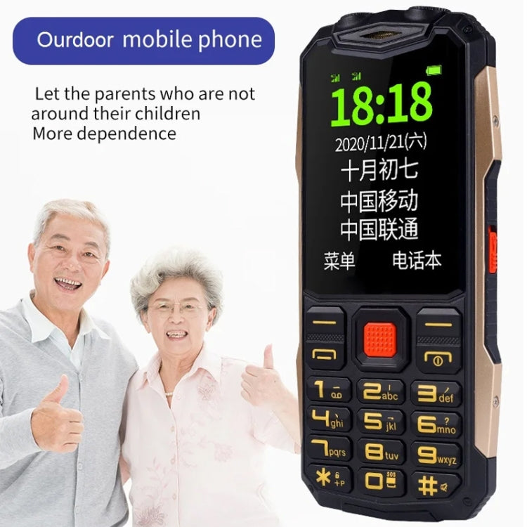 K1+ 4G Elder Rugged Phone, 2.6 inch, 1500mAh Battery, LED Flashlight, Network: 4G, Dual SIM, SOS, Plug:UK Plug(Black) - free shipping - PMC Jewellery - Order now!