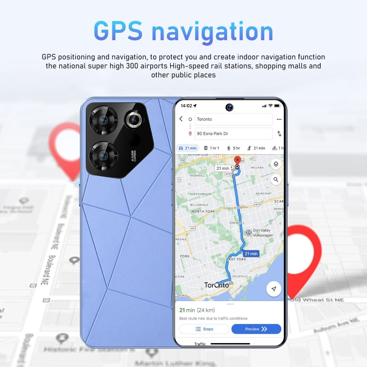 U32 / C20 Pro 5G, 3GB+64GB, 6.6 inch Screen, Face Identification, Android 10.0 MTK6737 Quad Core, Network: 4G, OTG, Dual SIM(Blue) -  by PMC TechLife | Online Shopping South Africa | PMC TechLife | Buy Now Pay Later Mobicred