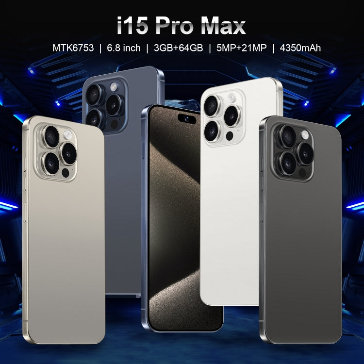 VD1 / i15 Pro Max, 3GB+64GB, 6.8 inch Screen, Face Identification, Android 10.0 MTK6753 Octa Core, Network: 4G, Dual SIM(White) -  by PMC TechLife | Online Shopping South Africa | PMC TechLife | Buy Now Pay Later Mobicred