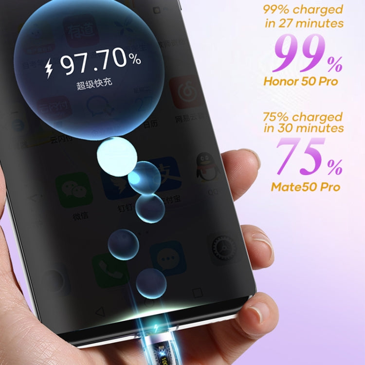 ROCK G20 1.5m 100W 3 in 1 USB-C / Type-C Fast Charging Data Cable(Purple) - free shipping - PMC TechLife - Order now!