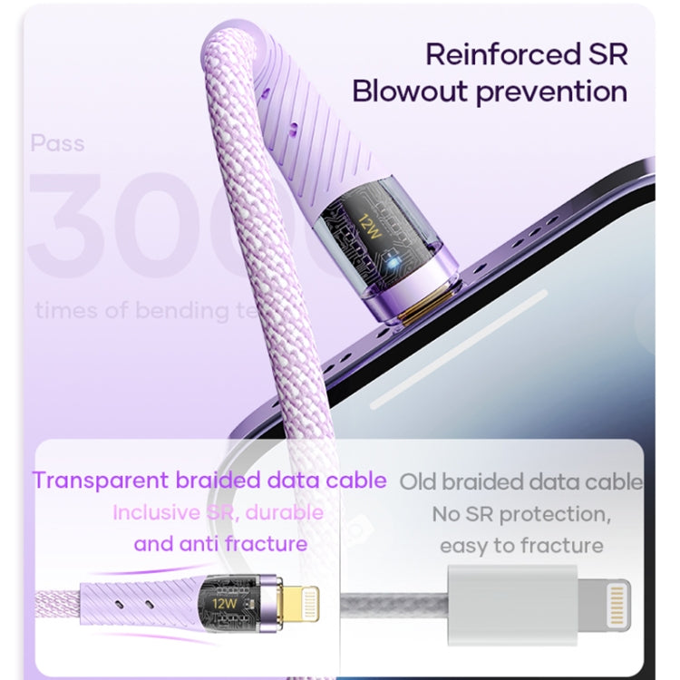 ROCK G20 1.5m 100W 3 in 1 USB-C / Type-C Fast Charging Data Cable(Purple) - free shipping - PMC TechLife - Order now!