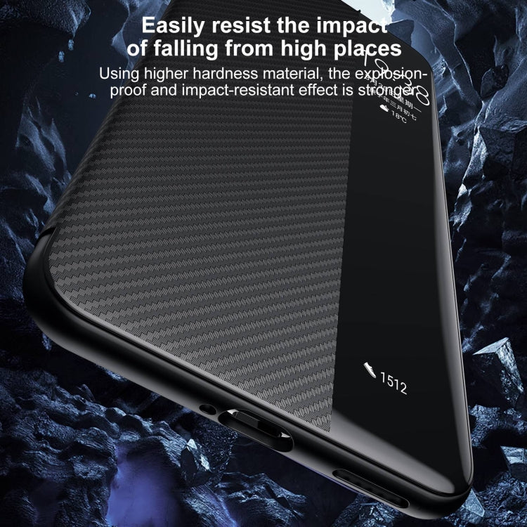 For Huawei Mate 70 SULADA Kevlar 600D Texture Smart Window Leather Phone Case(Purple) - free shipping - PMC TechLife - Order now!