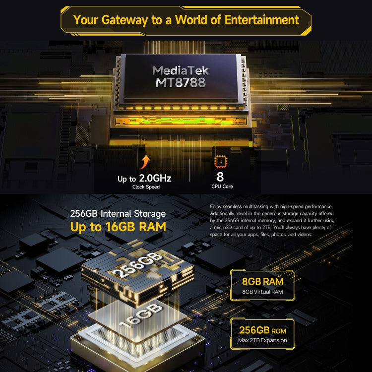 Ulefone Armor Pad 3 Pro Rugged Tablet PC, 8GB+256GB, 10.36 inch Android 13 MediaTek MT8788 Octa Core 4G Network, EU Plug(Black) - free shipping - PMC TechLife - Order now!