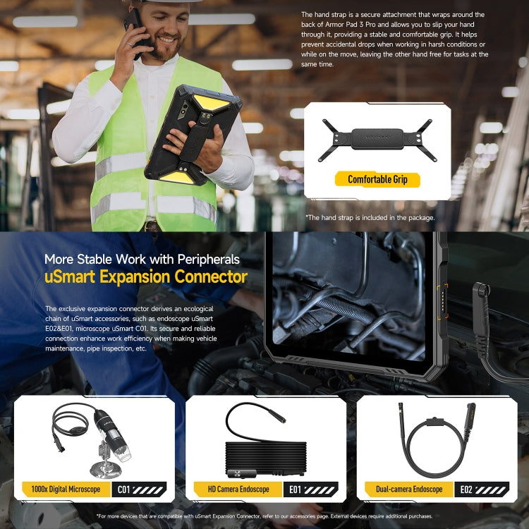 Ulefone Armor Pad 3 Pro Rugged Tablet PC, 8GB+256GB, 10.36 inch Android 13 MediaTek MT8788 Octa Core 4G Network, EU Plug(Black) - free shipping - PMC TechLife - Order now!