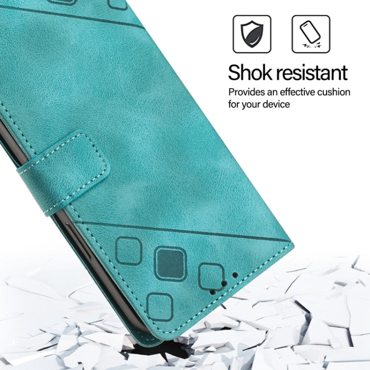 For Blackview Color 8 Skin Feel Embossed Leather Phone Case(Green) - free shipping - PMC TechLife - Order now!