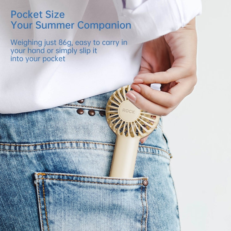 ROCK YW-DC03 Air Bubble Mini Handheld Fan - free shipping - PMC Jewellery - Order now!