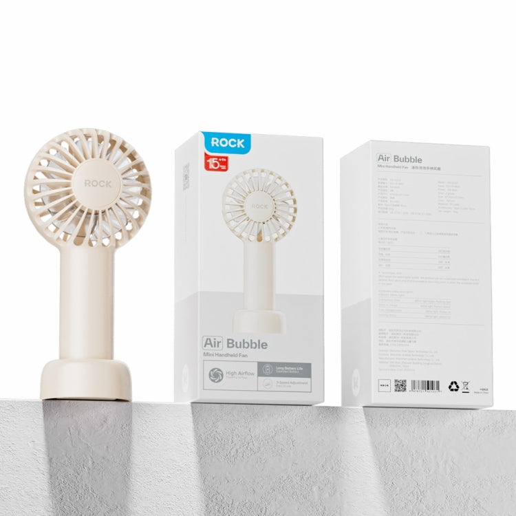 ROCK YW-DC03 Air Bubble Mini Handheld Fan - free shipping - PMC Jewellery - Order now!