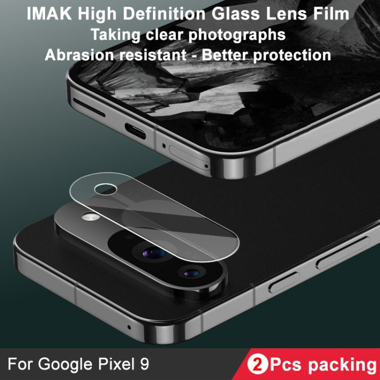 For Google Pixel 9 2pcs/Set imak HD Glass Rear Camera Lens Film - Other by imak | Online Shopping South Africa | PMC TechLife | Buy Now Pay Later Mobicred