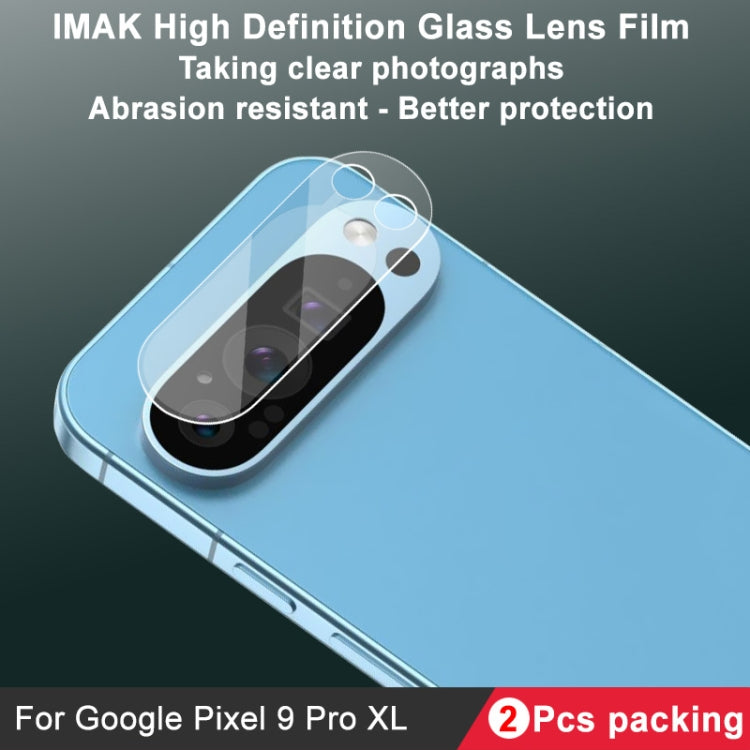 For Google Pixel 9 Pro XL 2pcs/Set imak HD Glass Rear Camera Lens Film - Other by imak | Online Shopping South Africa | PMC TechLife | Buy Now Pay Later Mobicred