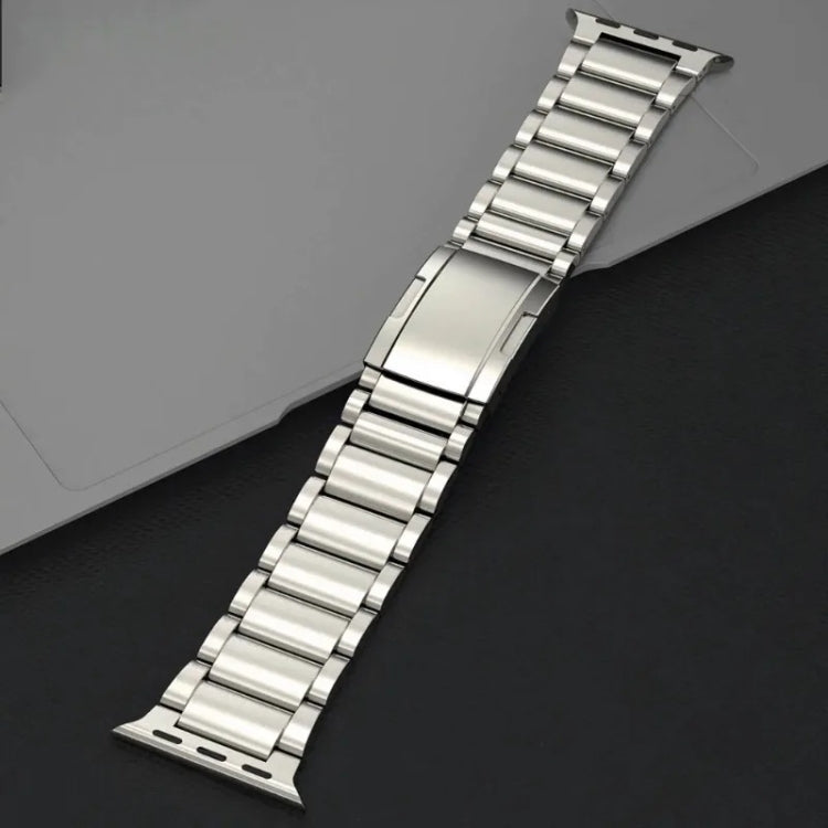 For Apple Watch SE 40mm Titanium Metal Watch Band(Silver) - free shipping - PMC TechLife - Order now!