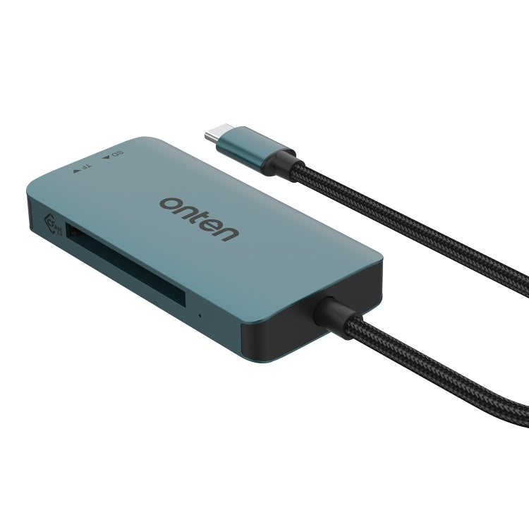 Onten C15 3 in 1 USB-C / Type-C to CFast 2.0 & SD & TF Card Reader(Pine Green) - free shipping - PMC Jewellery - Order now!