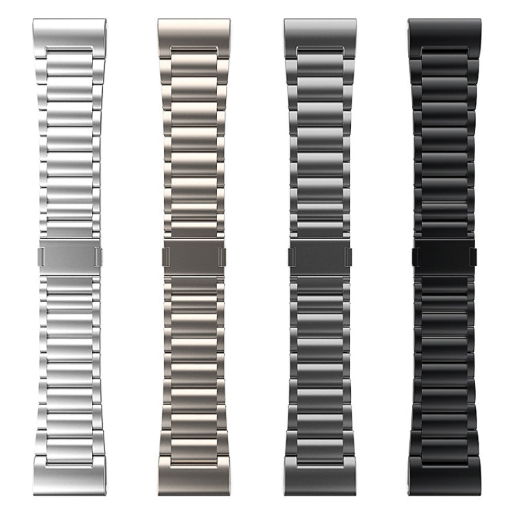 For Garmin Fenix 7 / Forerunner 965 22mm Three-Bead Magnetic Buckle Metal Quick Release Watch Band(Grey) - free shipping - PMc TechLife - Order now!