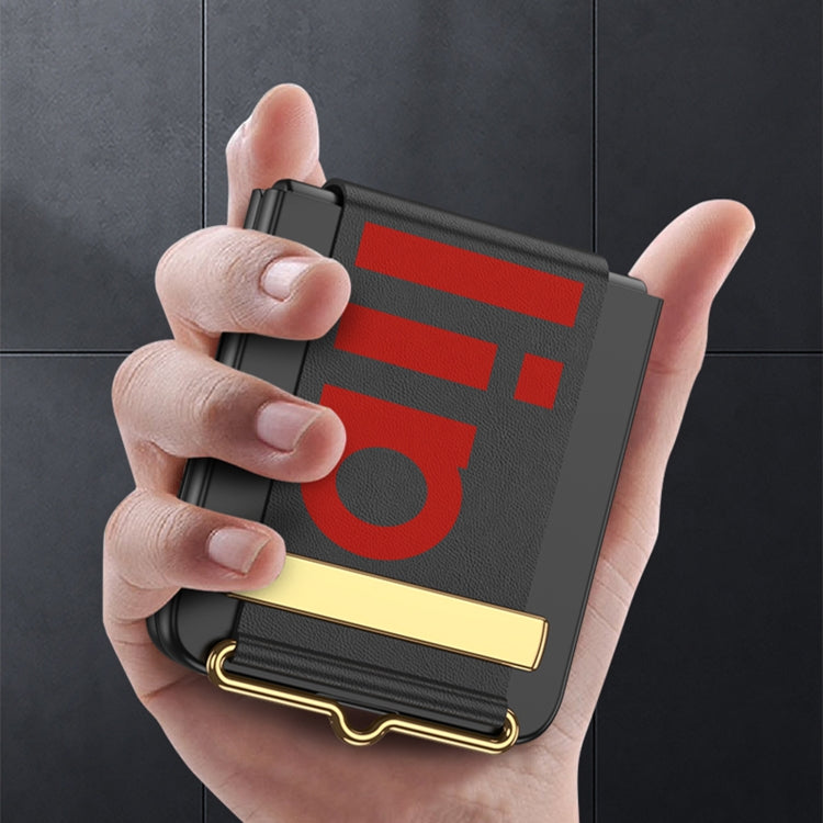 For Samsung Galaxy Z Flip6 / Flip7 FE GKK Integrated Ultra-thin Wristband Holder Phone Case(Black) - free shipping - PMC Jewellery - Order now!