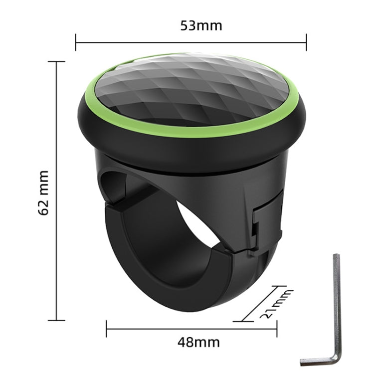 3R 3R-2253 Car Steering Wheel Booster Ball Car Steering Wheel Power Booster(Black Green) - Steering Wheel Accessories by 3R | Online Shopping South Africa | PMC TechLife | Buy Now Pay Later Mobicred