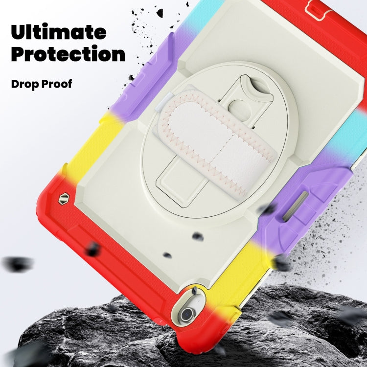 For iPad Air 13 2024 Silicone Hybrid PC Tablet Case with Shoulder Strap(Camouflage Red) - iPad Air 13 2024 Cases by PMC TechLife | Online Shopping South Africa | PMC TechLife | Buy Now Pay Later Mobicred