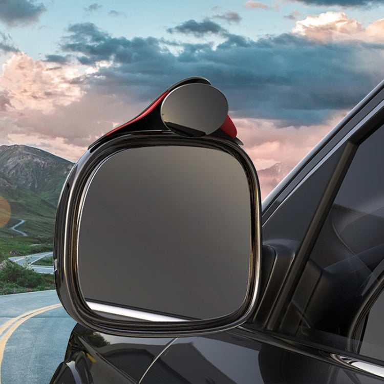 3R 3R-156 2 in 1 Car Auxiliary HD Blind Spot Mirror with Carbon Fiber Texture Rain Shield, Style:Oval Shape - Convex Mirror & Accessories by 3R | Online Shopping South Africa | PMC TechLife | Buy Now Pay Later Mobicred