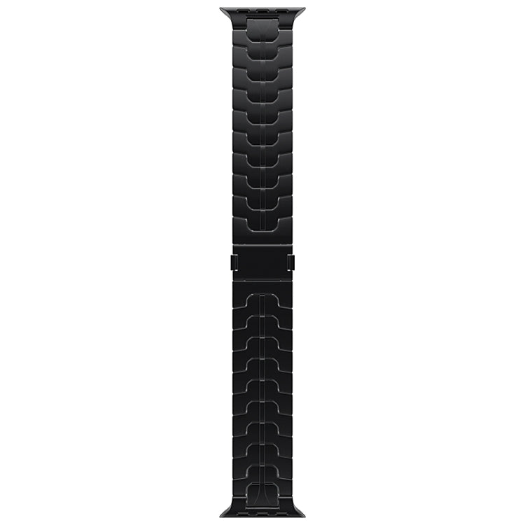 For Apple Watch SE 2023 44mm Magnetic Buckle Titanium Alloy Watch Band(Black) - Watch Bands by PMc TechLife | Online Shopping South Africa | PMc TechLife | Buy Now Pay Later Mobicred