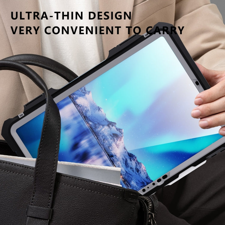 For iPad Pro 11 2024 RedPepper IP68 Waterproof PC + TPU Case with Lanyard & Swivel Bracket(Black) - free shipping - PMC TechLife - Order now!