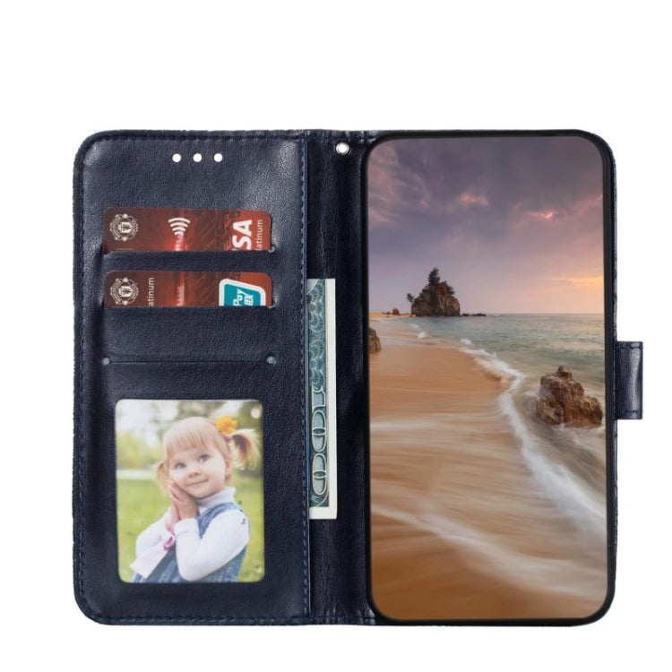 For Google Pixel 9 Pro Lace Flower Embossing Flip Leather Phone Case(Dark Blue) - free shipping - PMC TechLife - Order now!