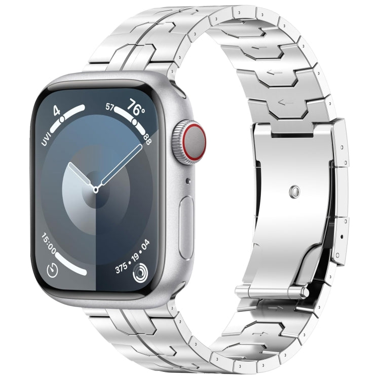 For Apple Watch Series 5 44mm Turtle Buckle Titanium Alloy Watch Band(Silver) - free shipping - PMC TechLife - Order now!