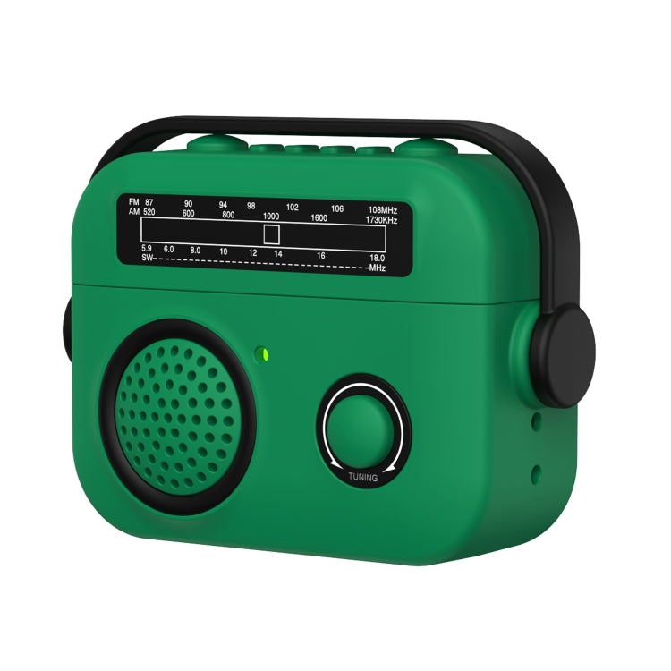 For AirPods Pro 2 Radio Style Wireless Bluetooth Earphones Shockproof Protective Case(Green) - For AirPods Pro 2 by PMC Jewellery | Online Shopping South Africa | PMC Jewellery | Buy Now Pay Later Mobicred