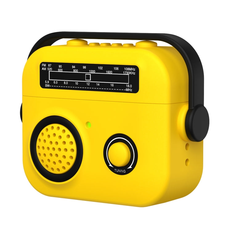 For AirPods 3 Radio Style Wireless Bluetooth Earphones Shockproof Protective Case(Yellow) - For AirPods 3 by PMC Jewellery | Online Shopping South Africa | PMC Jewellery | Buy Now Pay Later Mobicred