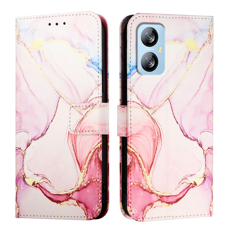 For Blackview A52 PT003 Marble Pattern Flip Leather Phone Case(Rose Gold) - free shipping - PMC TechLife - Order now!