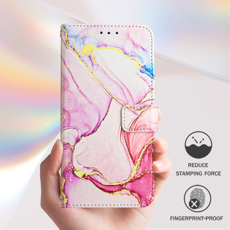 For Blackview A52 PT003 Marble Pattern Flip Leather Phone Case(Rose Gold) - free shipping - PMC TechLife - Order now!