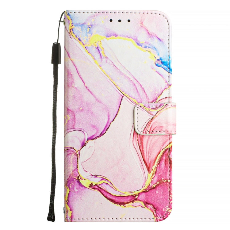 For Blackview A53 PT003 Marble Pattern Flip Leather Phone Case(Rose Gold) - More Brand by PMC TechLife | Online Shopping South Africa | PMC TechLife | Buy Now Pay Later Mobicred