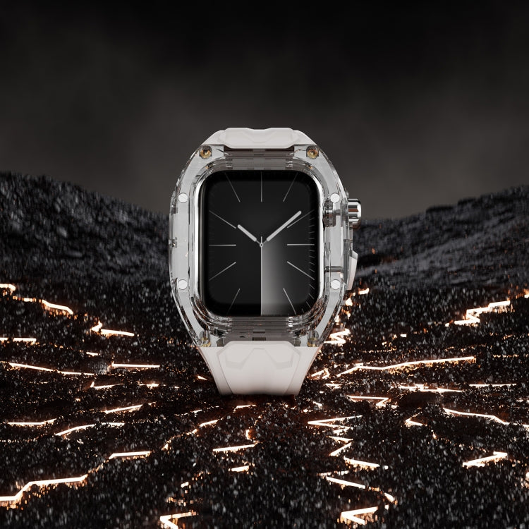 For Apple Watch Series 4 44mm Modified PC Hybrid TPU Watch Case Band(Starlight Transparent) - free shipping - PMc TechLife - Order now!