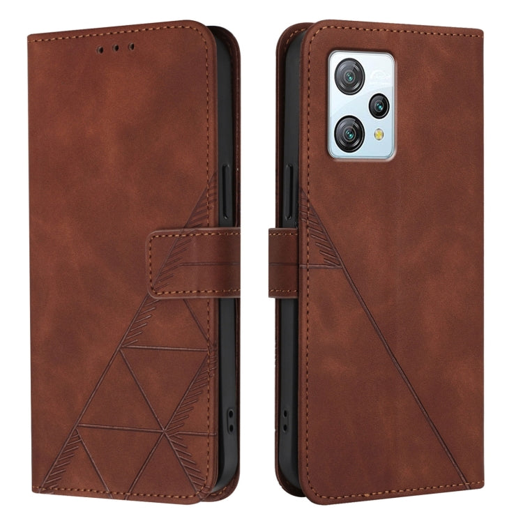 For Blackview A53 Crossbody 3D Embossed Flip Leather Phone Case(Brown) - free shipping - PMC TechLife - Order now!