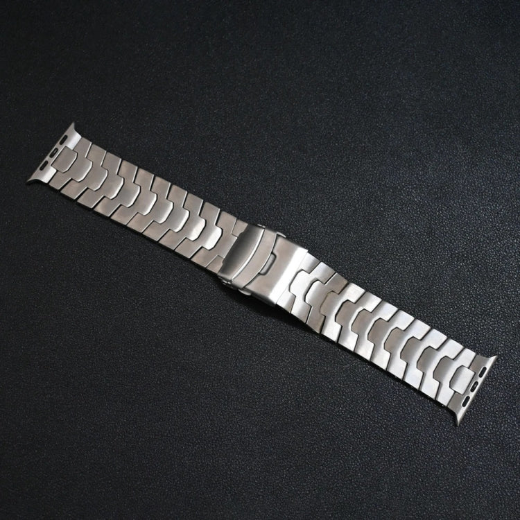 For Apple Watch Ultra 2 49mm 26mm Oracle Safety Buckle Titanium Alloy Watch Band(Silver) - free shipping - PMC TechLife - Order now!