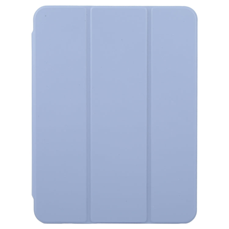 For iPad Pro 12.9 2022 / 2021 / 2020 GEBEI Acrylic TPU 3-folding Rotating Smart Tablet Leather Case withh Pen Slot(Light Purple) - free shipping - PMc TechLife - Order now!