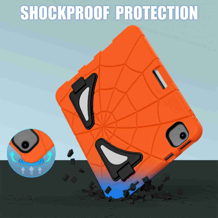 For iPad Air 11 2025 / 2024 Silicone + PC Shockproof Protective Tablet Case(Orange Black) - iPad Air 11 2025 / 2024 Cases by PMC TechLife | Online Shopping South Africa | PMC TechLife | Buy Now Pay Later Mobicred