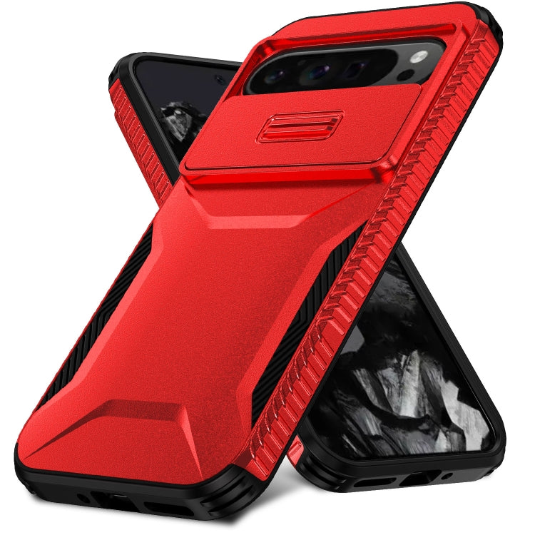 For Google Pixel 9 Pro XL Sliding Camshield Phone Case(Red) - Google Cases by PMC TechLife | Online Shopping South Africa | PMC TechLife | Buy Now Pay Later Mobicred