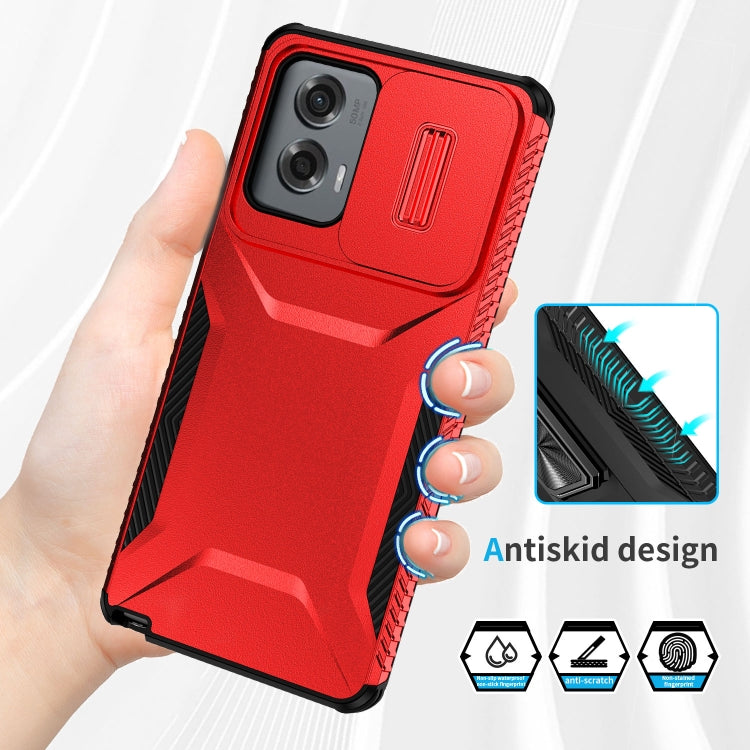 For Motorola Moto G Stylus 5G 2024 Sliding Camshield Phone Case(Red) - Motorola Cases by PMC Jewellery | Online Shopping South Africa | PMC Jewellery | Buy Now Pay Later Mobicred
