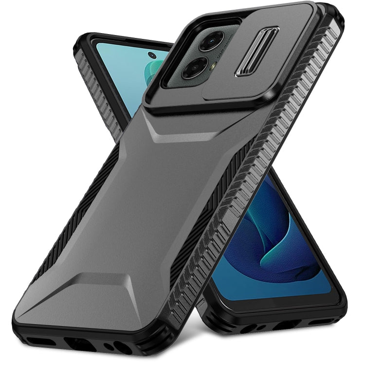For Motorola Moto G 5G 2024 Sliding Camshield Phone Case(Black) - Motorola Cases by PMC Jewellery | Online Shopping South Africa | PMC Jewellery | Buy Now Pay Later Mobicred