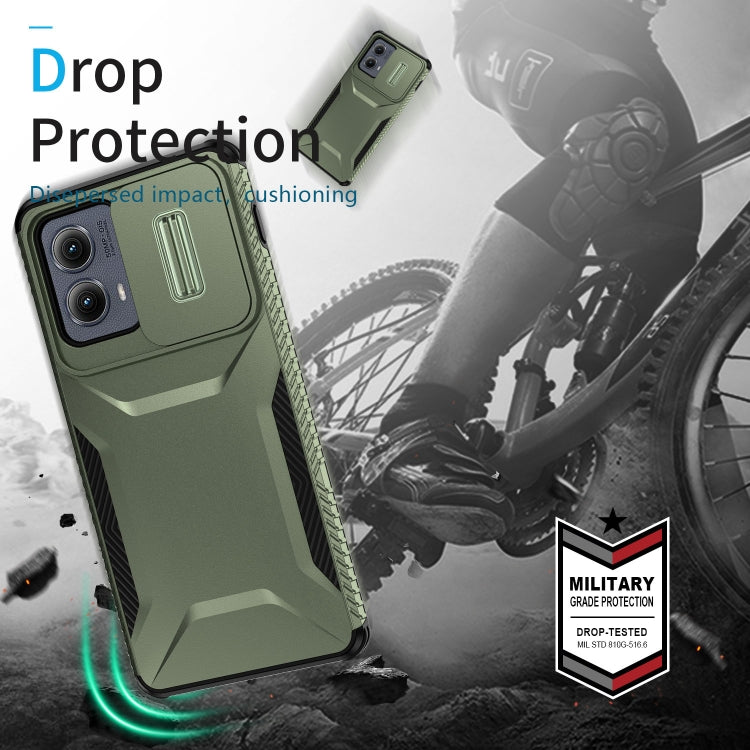 For Motorola Edge 5G 2024 Sliding Camshield Phone Case(Alpine Green) - Motorola Cases by PMC Jewellery | Online Shopping South Africa | PMC Jewellery | Buy Now Pay Later Mobicred