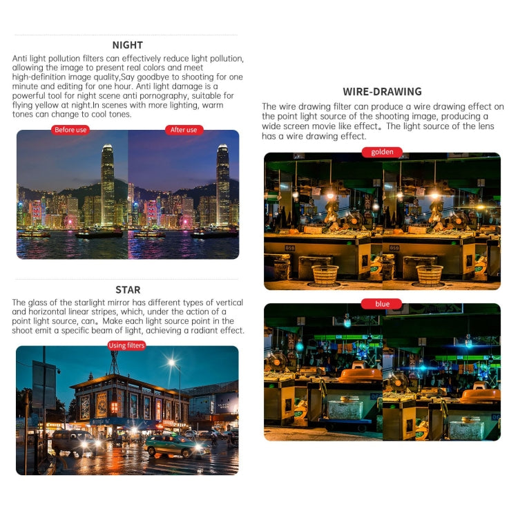 For DJI Osmo Action 4 JUNESTAR Threaded Camera Lens Filter, Filter:4 in 1 UV CPL ND16 ND32 - Lens Filter by JSR | Online Shopping South Africa | PMC TechLife | Buy Now Pay Later Mobicred