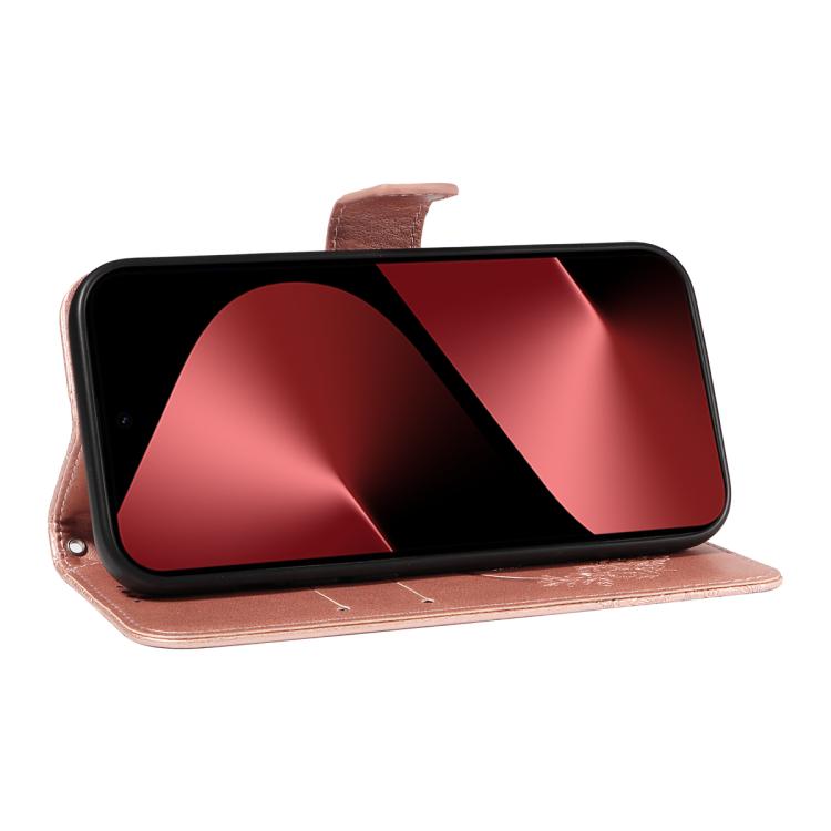 For Huawei Pura 80 Pro 5G Swallowtail Butterfly Embossed Leather Phone Case(Rose Gold) - free shipping - PMC TechLife - Order now!