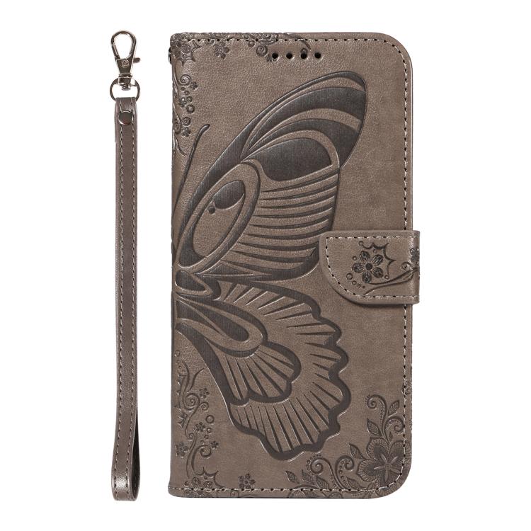 For Huawei Pura 80 Ultra 5G Swallowtail Butterfly Embossed Leather Phone Case(Grey) - free shipping - PMC TechLife - Order now!